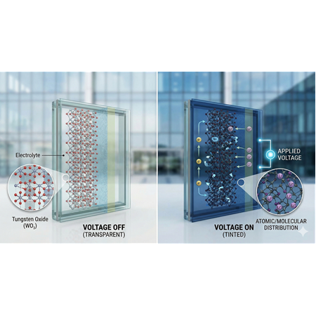 Akıllı Camlarda Elektrokromik Malzemeler