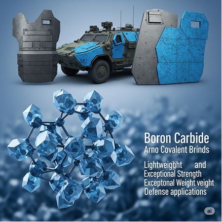 Savunma Sanayinde Bor Karbür: Hafiflik ve Mukavemet Dengesi