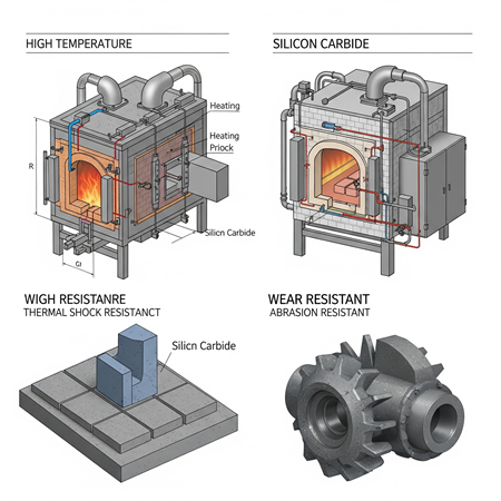 Seramik Endüstrisinde Silisyum Karbür Kullanımı