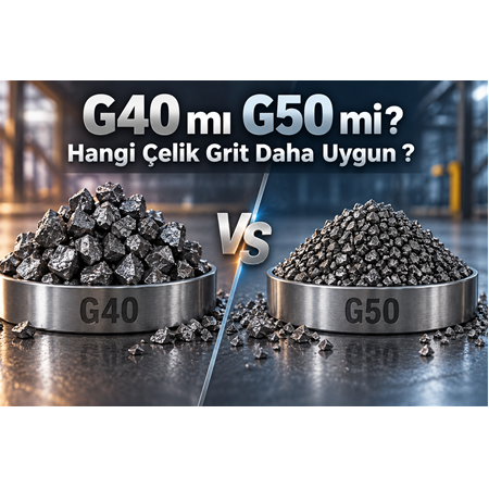 G40 mı G50 mi? Hangi Çelik Grit Daha Uygun?