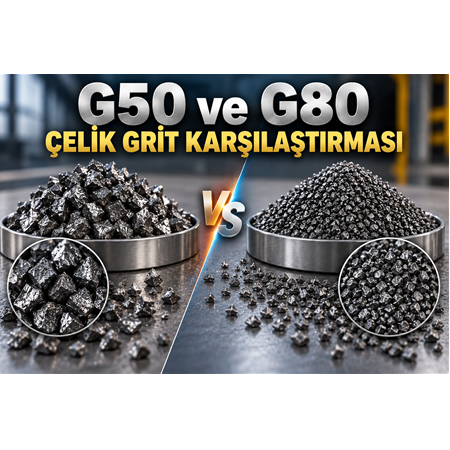 G50 ve G80 Çelik Grit Karşılaştırması