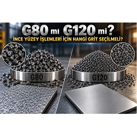 G80 mi G120 mi? İnce Yüzey İşlemleri İçin Hangi Grit Seçilmeli?