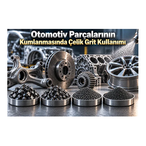 Otomotiv Parçalarının Kumlanmasında Çelik Grit Kullanımı