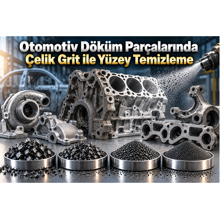Otomotiv Döküm Parçalarında Çelik Grit ile Yüzey Temizleme