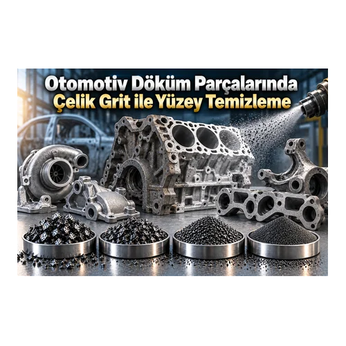 Otomotiv Döküm Parçalarında Çelik Grit ile Yüzey Temizleme