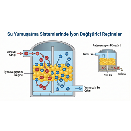 Su Yumuşatma Sistemlerinde İyon Değiştirici Reçineler