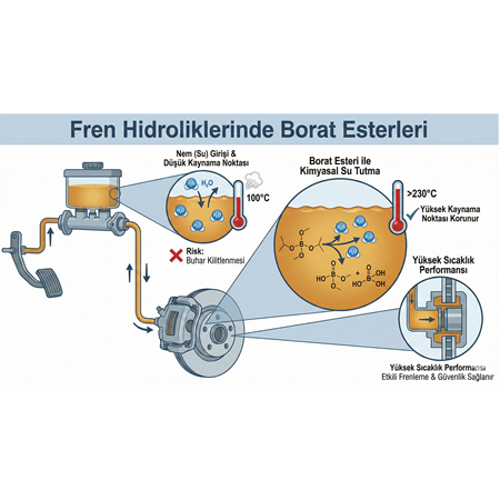 Fren Hidroliklerinde Borat Esterleri