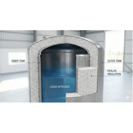 Kriyojenik Tanklarda Perlit İzolasyonu