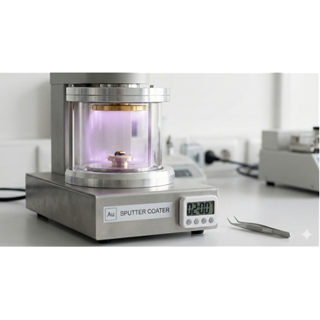 Elektron Mikroskobu Numune Hazırlamada Altın Kaplama