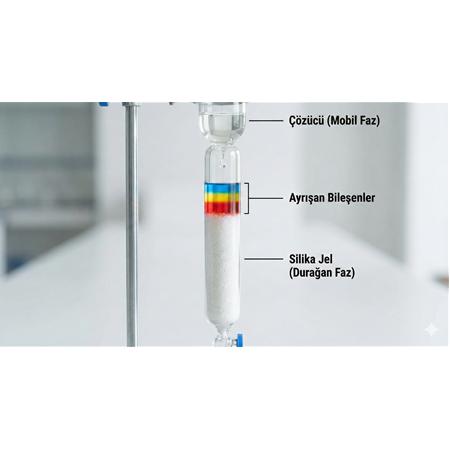 Kromatografi Kolonlarında Silika Jel