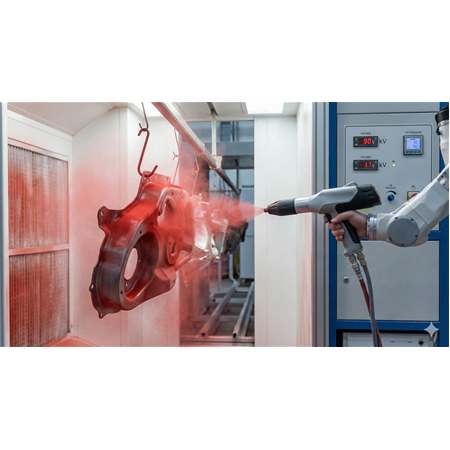 Toz Boya Uygulamalarında Elektrostatik Tabancalar