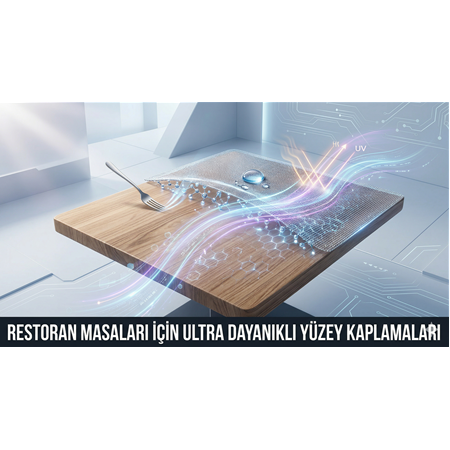 Restoran Masaları İçin Ultra Dayanıklı Yüzey Kaplamaları