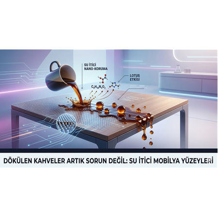 Dökülen Kahveler Artık Sorun Değil: Su İtici Mobilya Yüzeyleri