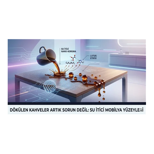 Dökülen Kahveler Artık Sorun Değil: Su İtici Mobilya Yüzeyleri