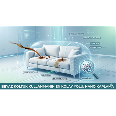 Beyaz Koltuk Kullanmanın En Kolay Yolu: Nano Kaplama