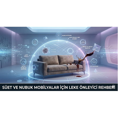 Süet ve Nubuk Mobilyalar İçin Leke Önleyici Rehberi