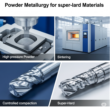 Üretim ve İşleme Teknolojileri Toz Metalurjisi ile Süper Sert Malzeme Üretimi