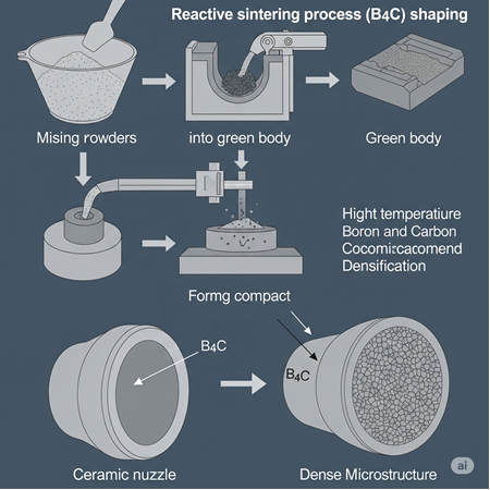 Reaktif Sinterleme ile Bor Karbür Şekillendirme