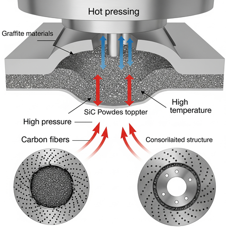 Sıcak Pres ile Silisyum Karbür Kompozitleri