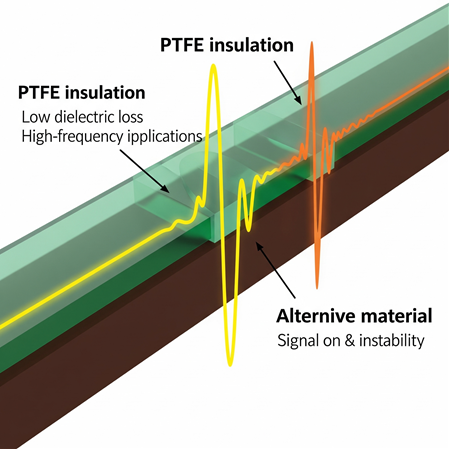 Yüksek Frekanslı Uygulamalarda PTFE'nin Avantajları