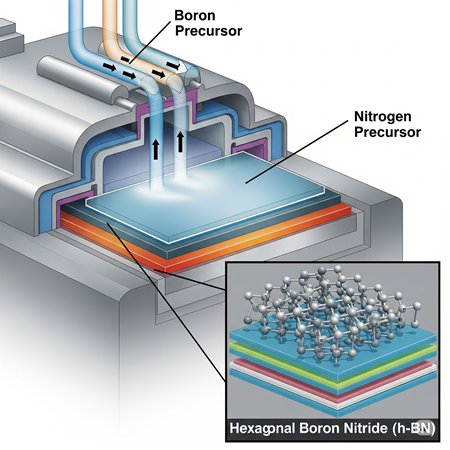 Kimyasal Buhar Biriktirme (CVD) ile Boron Nitride Film Kaplama