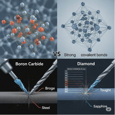 Bor Karbür ve Elmas Sertlik Karşılaştırması