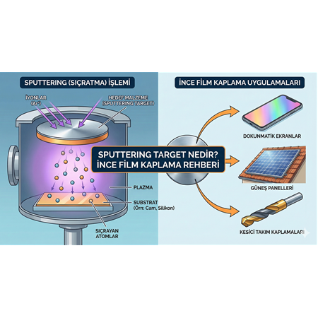 Sputtering Target Nedir? İnce Film Kaplama Rehberi