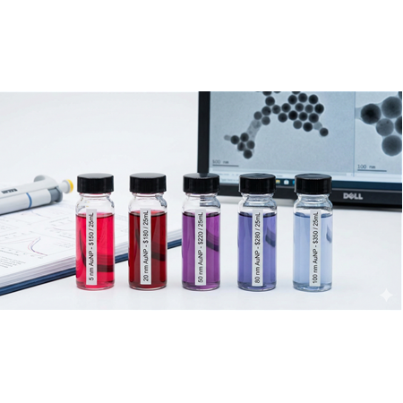 Altın Nanoparçacık Fiyatları ve Boyutları