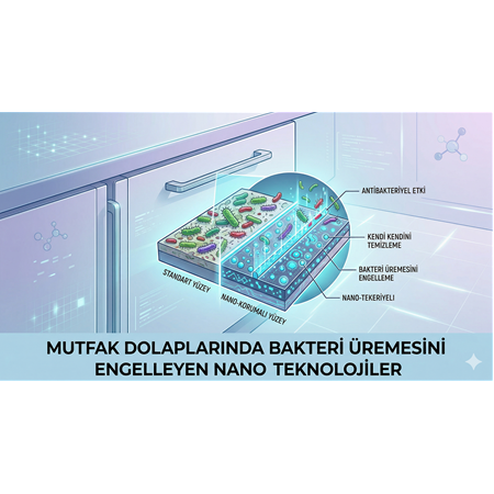 Mutfak Dolaplarında Bakteri Üremesini Engelleyen Nano Teknolojiler