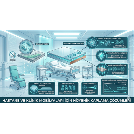 Hastane ve Klinik Mobilyaları İçin Hijyenik Kaplama Çözümleri