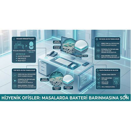 Hijyenik Ofisler: Masalarda Bakteri Barınmasına Son