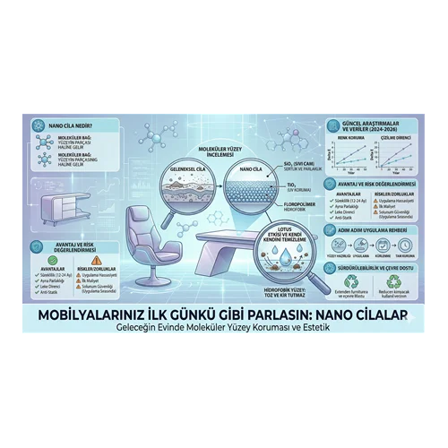 Mobilyalarınız İlk Günkü Gibi Parlasın: Nano Cilalar