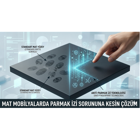 Mat Mobilyalarda Parmak İzi Sorununa Kesin Çözüm