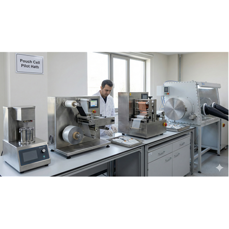 Pouch Cell Batarya Üretim Ekipmanları