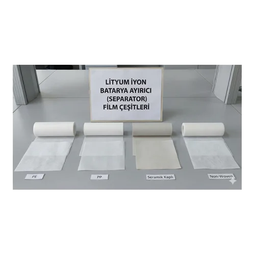 Lityum İyon Batarya Ayırıcı (Separator) Film Çeşitleri
