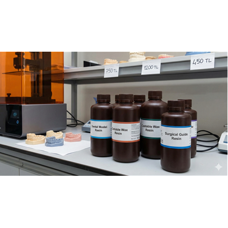 Dental 3D Yazıcı Reçinesi Fiyatları