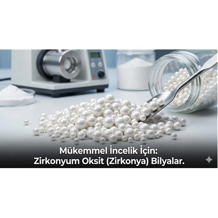 Zirkonyum Oksit (Zirkonya) Bilyalar
