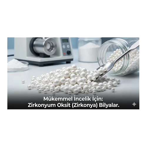 Zirkonyum Oksit (Zirkonya) Bilyalar