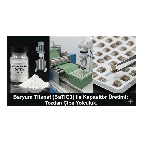 Baryum Titanat (BaTiO3) Kapasitör Yapımı