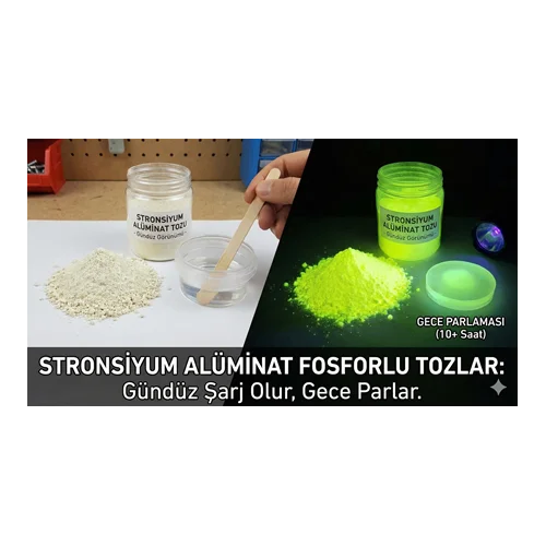 Stronsiyum Alüminat Fosforlu Tozlar