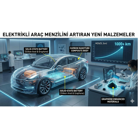 Elektrikli Araç Menzilini Artıran Yeni Malzemeler
