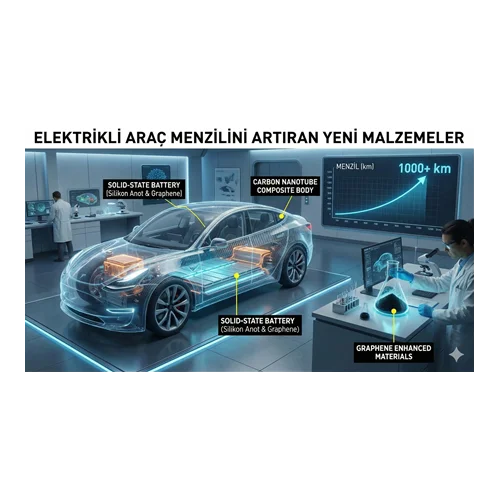 Elektrikli Araç Menzilini Artıran Yeni Malzemeler