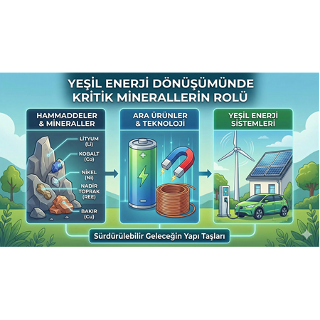 Yeşil Enerji Dönüşümünde Kritik Minerallerin Rolü