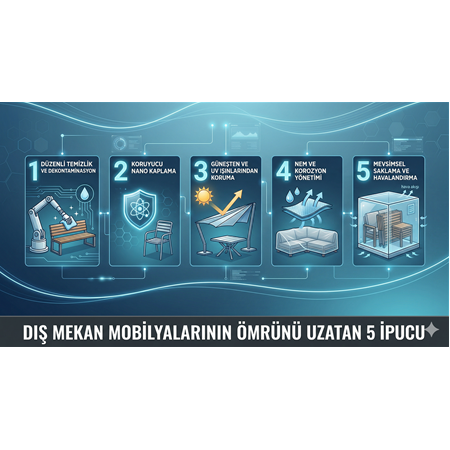 Dış Mekan Mobilyalarının Ömrünü Uzatan 5 İpucu