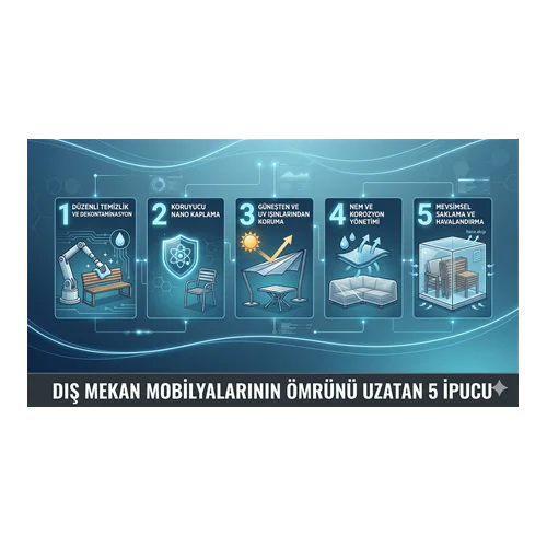 Dış Mekan Mobilyalarının Ömrünü Uzatan 5 İpucu