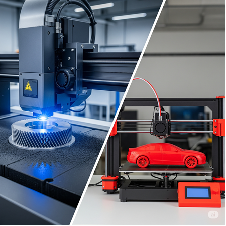 3D Metal Yazıcı ve 3D Polimer Yazıcı Arasındaki 7 Temel Fark