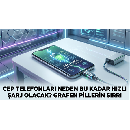 Cep Telefonları Neden Bu Kadar Hızlı Şarj Olacak? Grafen Pillerin Sırrı