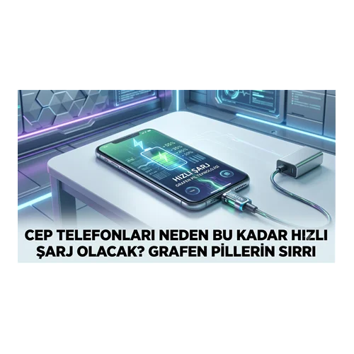Cep Telefonları Neden Bu Kadar Hızlı Şarj Olacak? Grafen Pillerin Sırrı