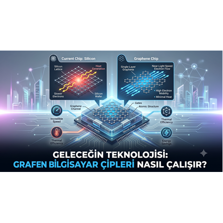 Geleceğin Teknolojisi: Grafen Bilgisayar Çipleri Nasıl Çalışır?