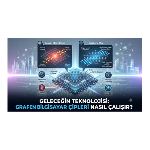 Geleceğin Teknolojisi: Grafen Bilgisayar Çipleri Nasıl Çalışır?